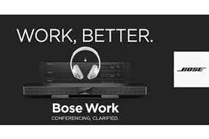 Bose Work produktportefølje indenfor møderumsløsninger